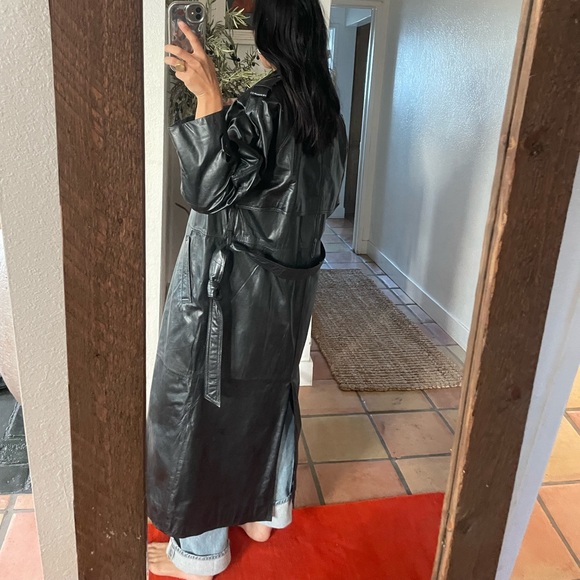 Wilson Leather Trench coat - Picture 3 of 4